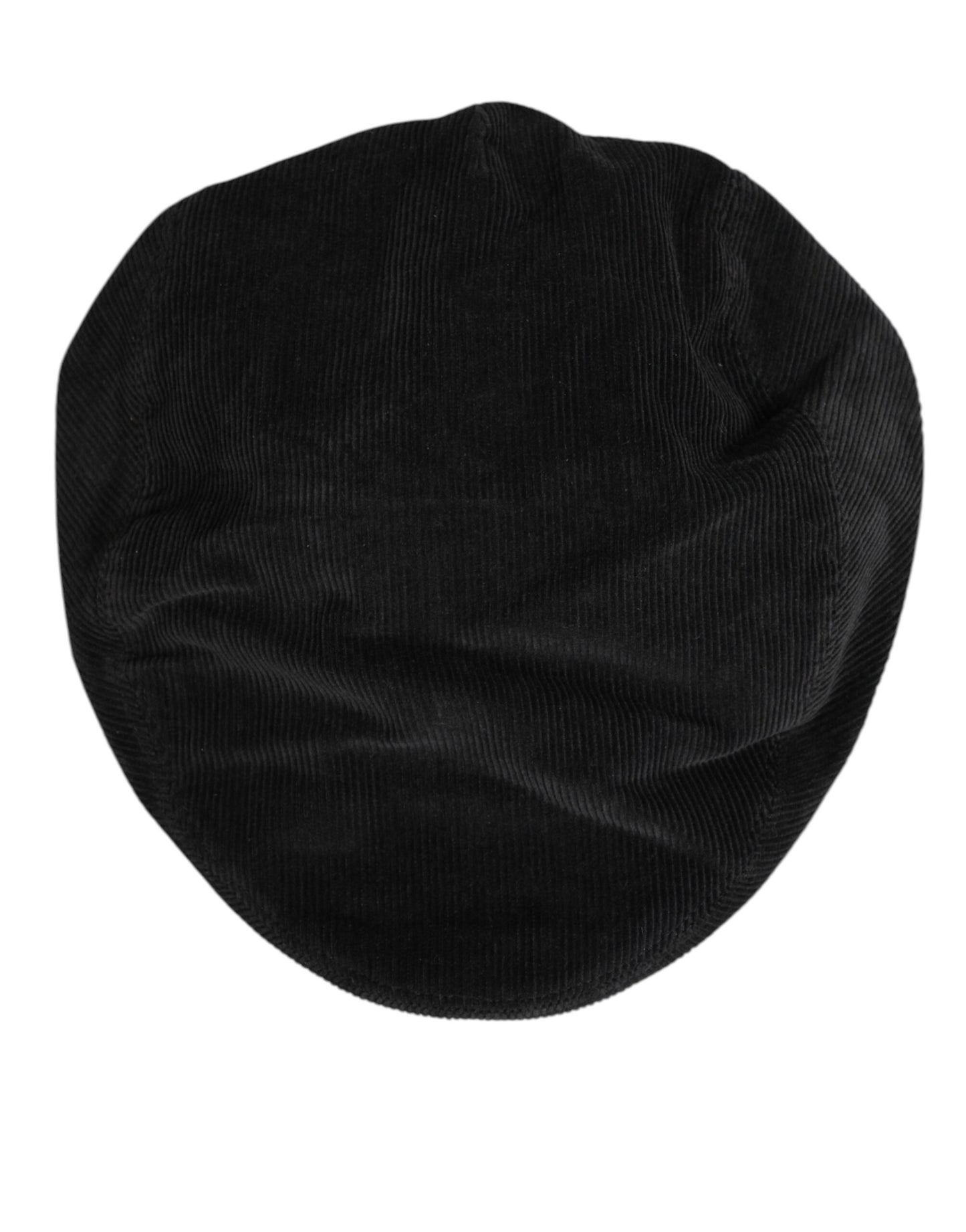 Black Cotton DG Logo Newsboy Cloth Capello Hat
