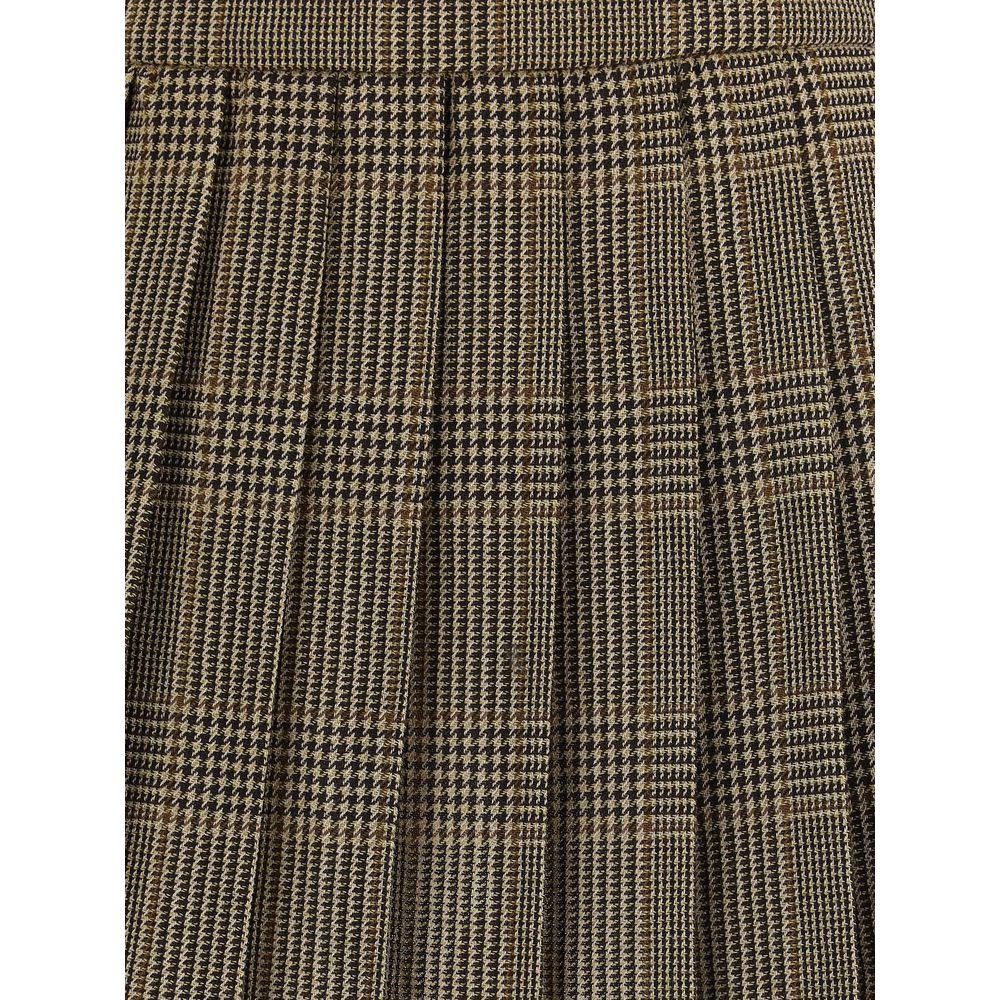 miniskirt with Prince of Wales motif