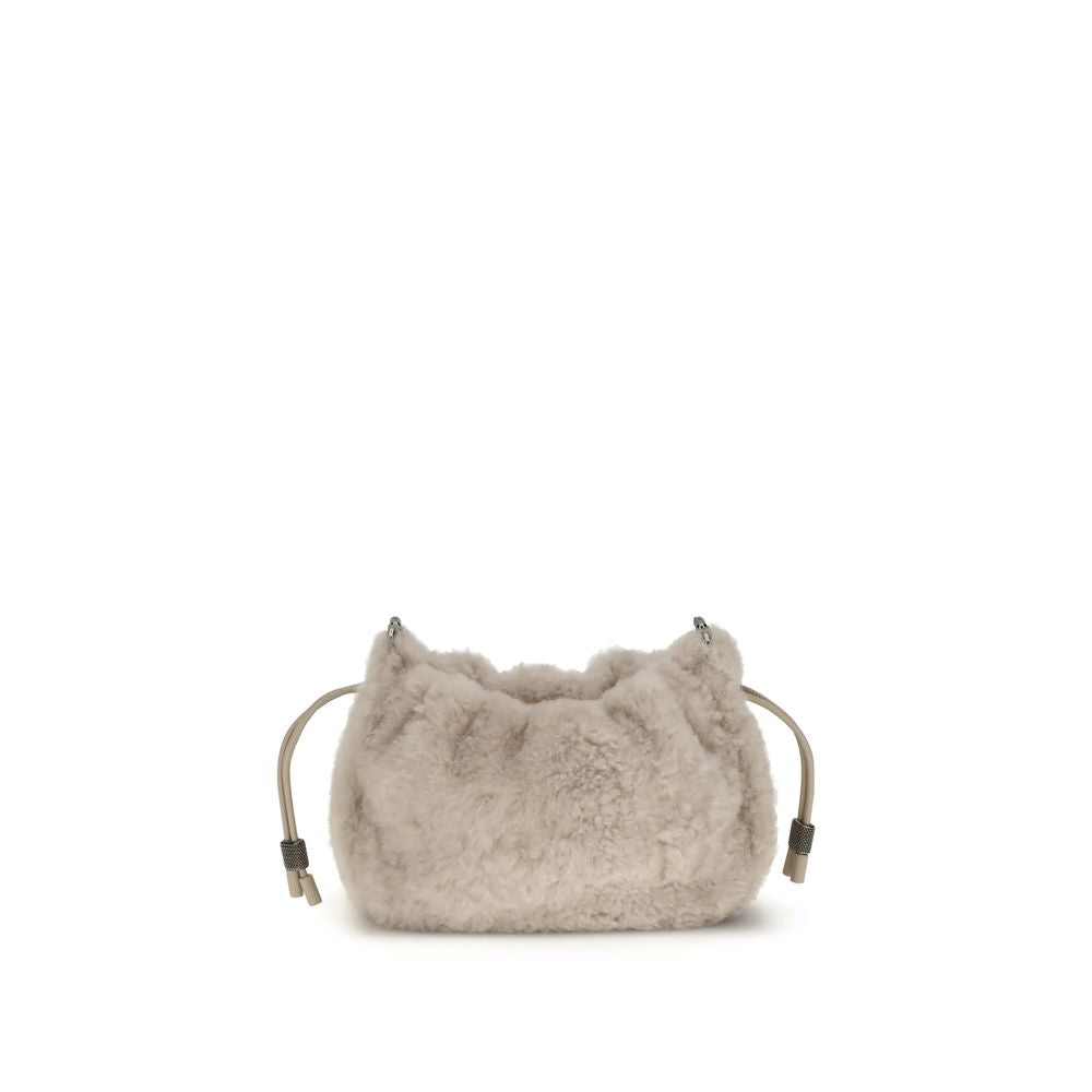 Mellow mini shearling Shoulder Bag
