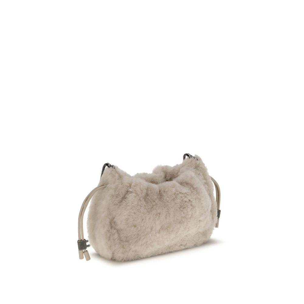Mellow mini shearling Shoulder Bag