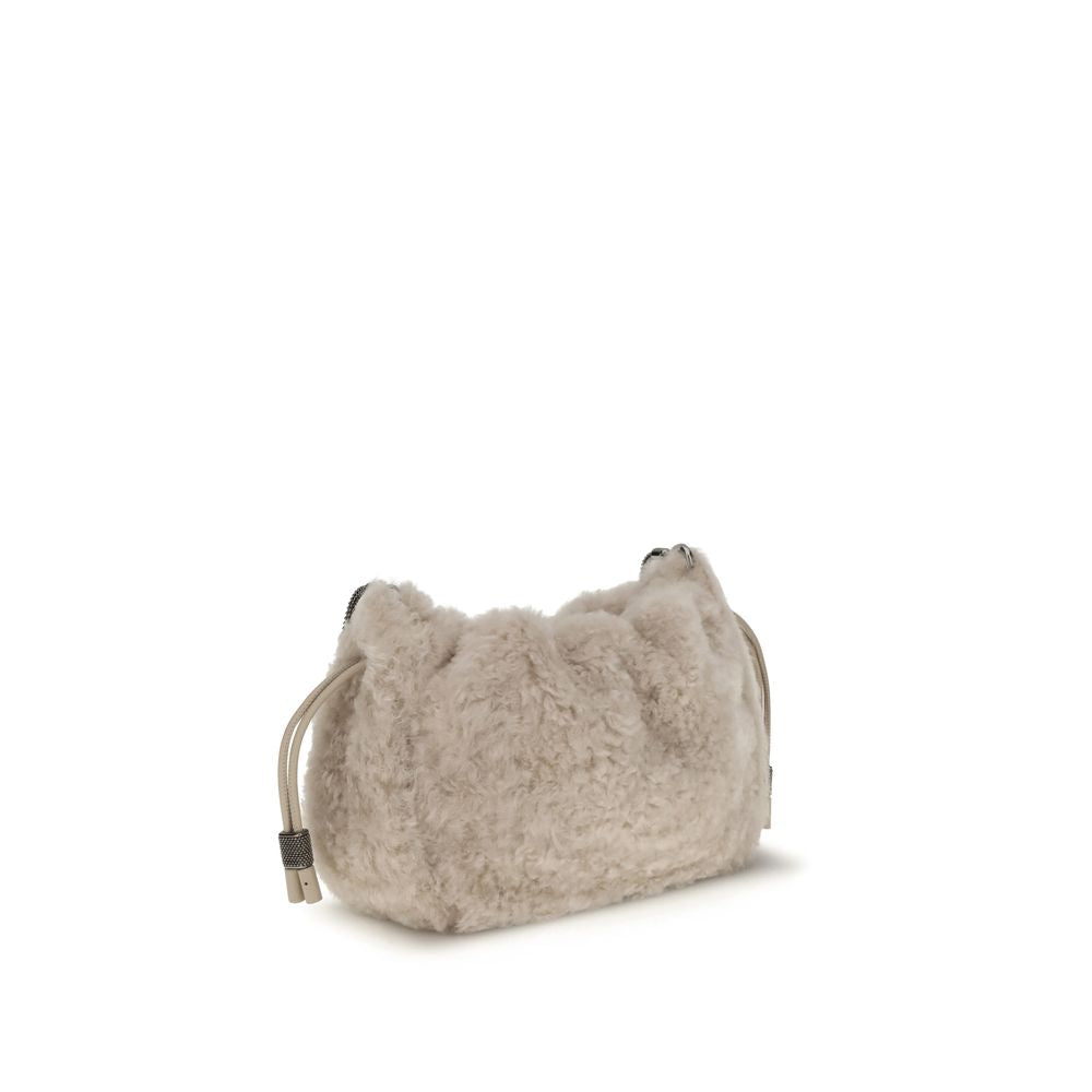 Mellow mini shearling Shoulder Bag