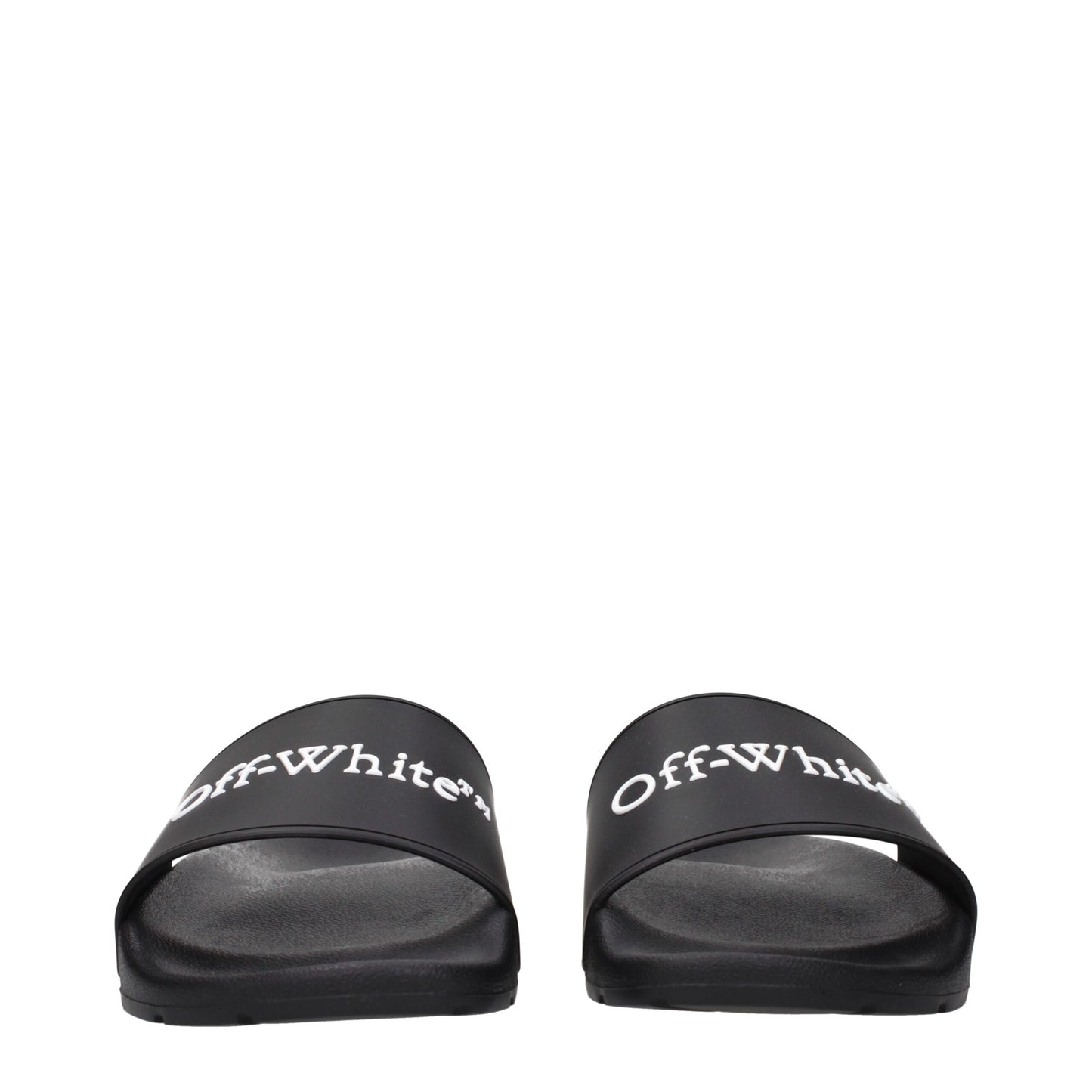 Black Cotton Slippers Sandals