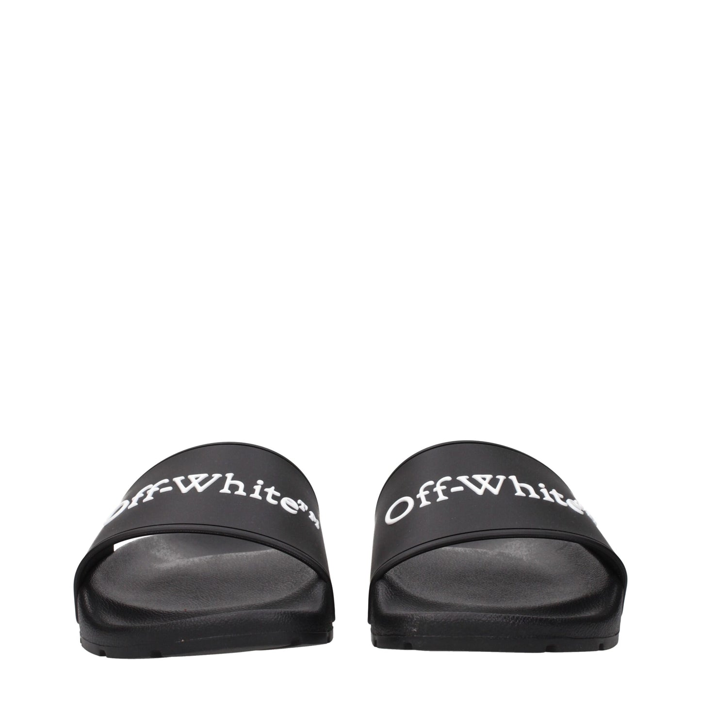Black Cotton Slippers Sandals