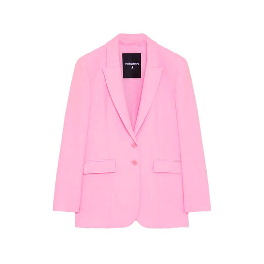 Pink Polyester Blazer