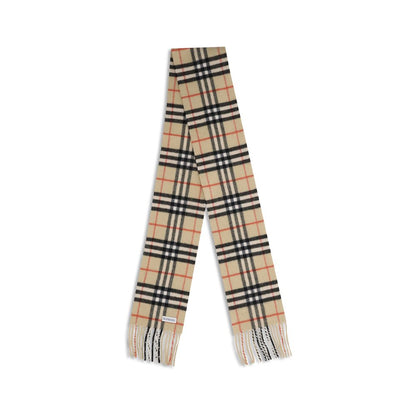 Thin cashmere Check Scarf