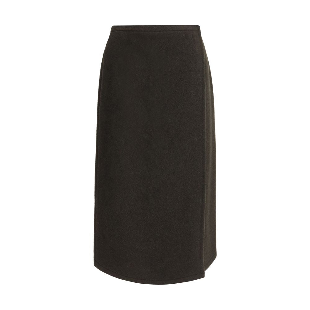 Fleece wrap Skirt in pure Wool