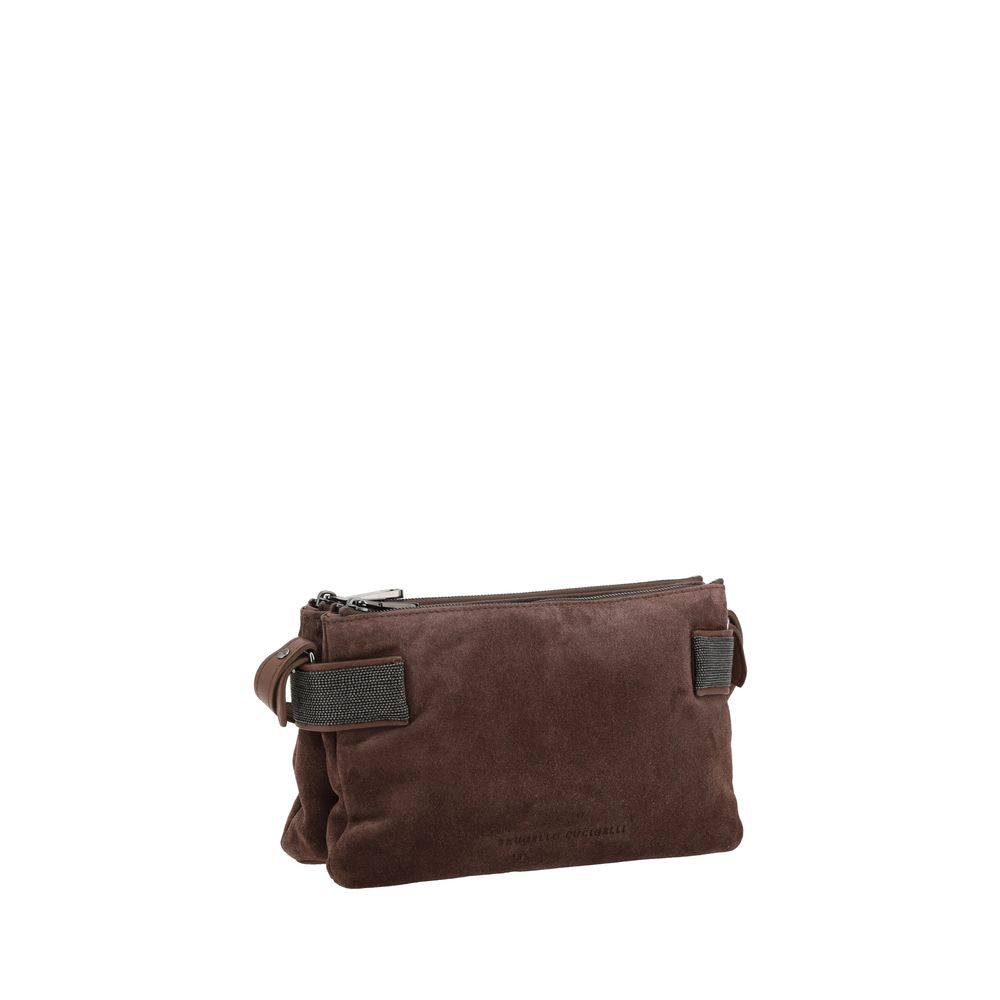 Suede leather Shoulder Bag