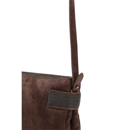 Suede leather Shoulder Bag