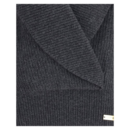 Oversized wrap-effect Sweater