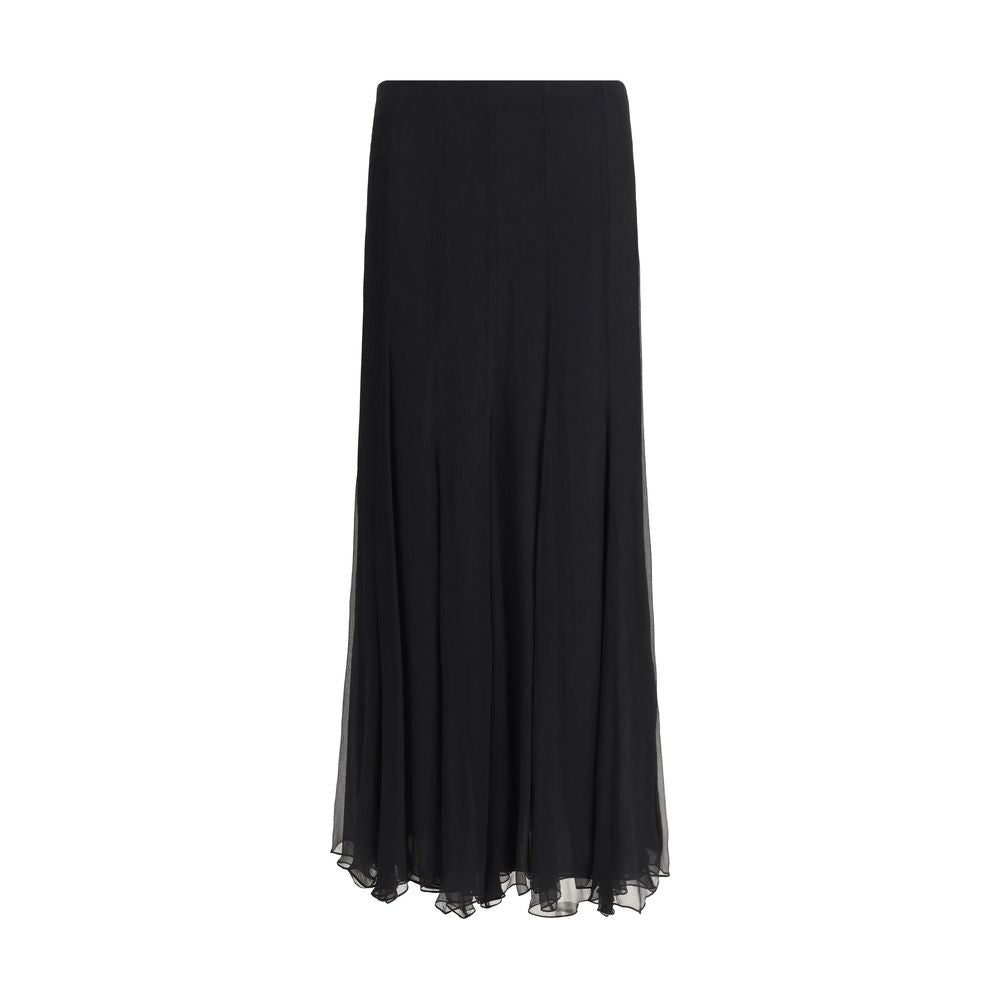 Silk Long Skirt