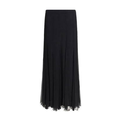 Silk Long Skirt