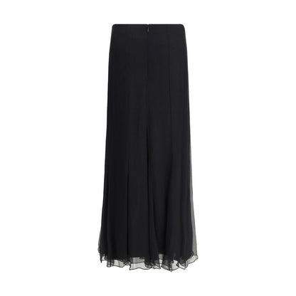 Silk Long Skirt