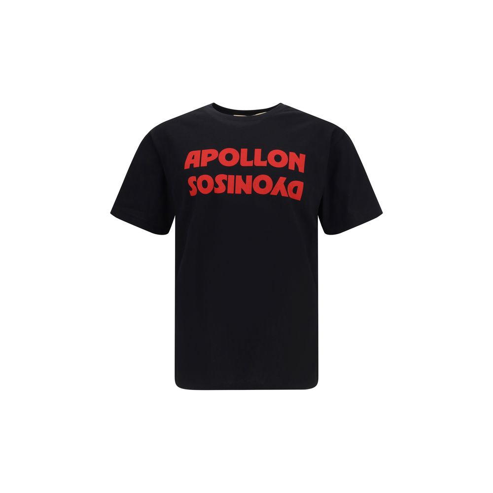 Cotton T-shirt with Apollo Dyonisos graphic print