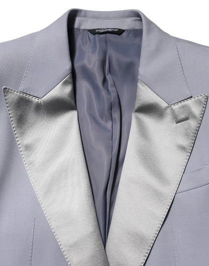 Gray Wool SICILIA 2 Buttons Men Suit Blazer