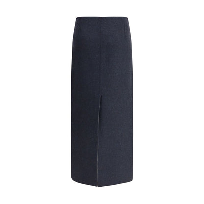Virgin wool midi Skirt