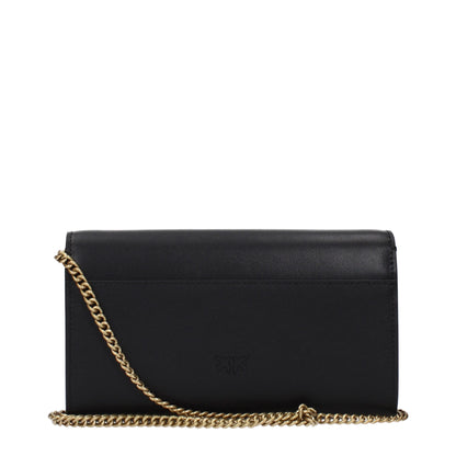 Black Leather Clutch Bags