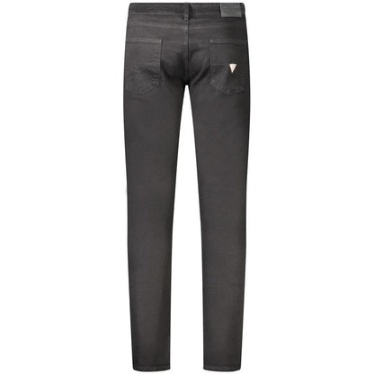 Black Cotton Jeans Denim