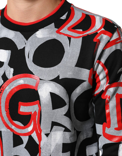 Multicolor D&G Monogram Sweatshirt Sweater