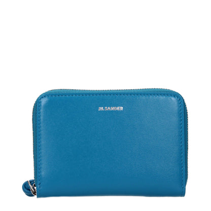 Blue Leather Wallets