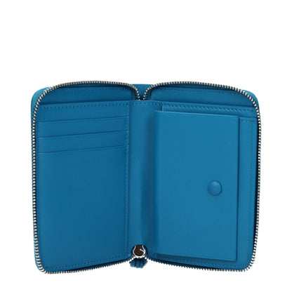 Blue Leather Wallets