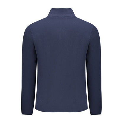 Blue Polyester Men Sweater