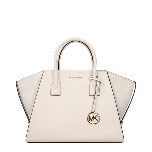 Beige Leather Handbags