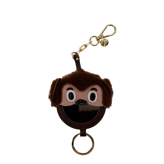 Brown Fur Keychains