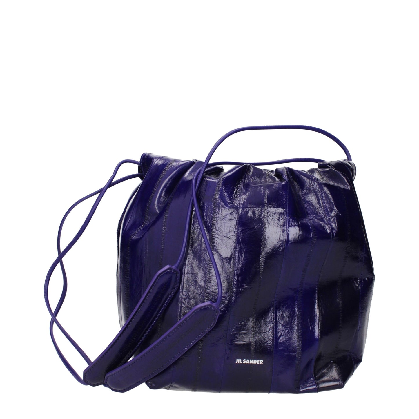 Purple Leather Shoulder Bags