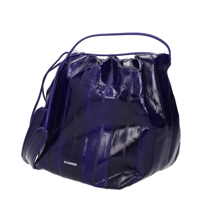 Purple Leather Shoulder Bags