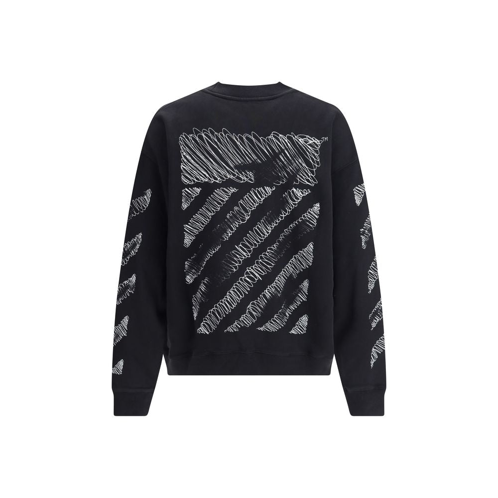 Scribble Diag Skate Crewneck