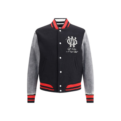 Gothic OW Wool Varsity Jacket