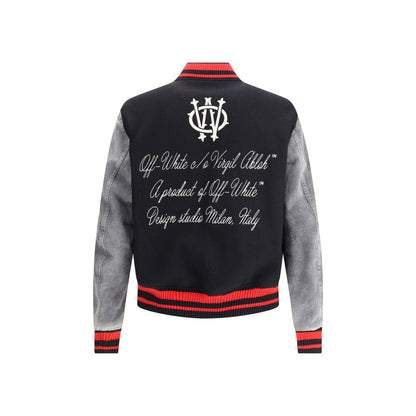 Gothic OW Wool Varsity Jacket