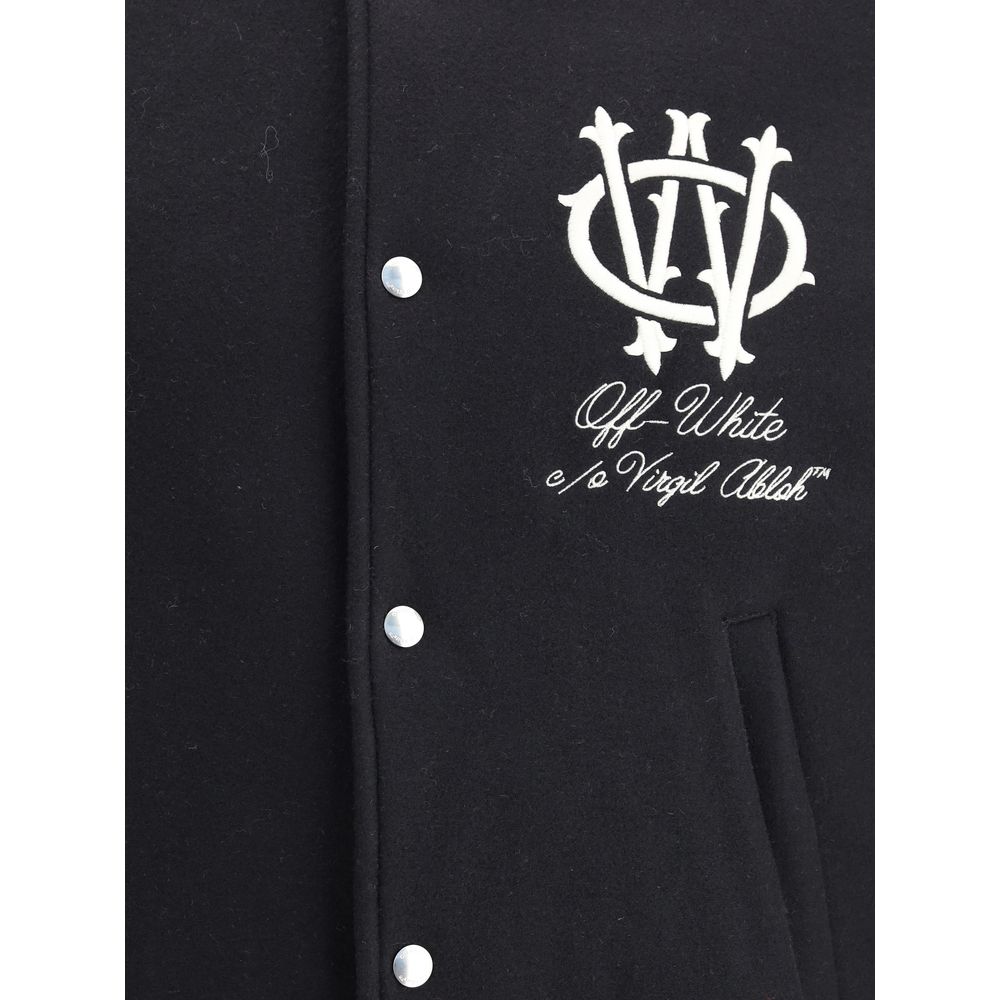 Gothic OW Wool Varsity Jacket