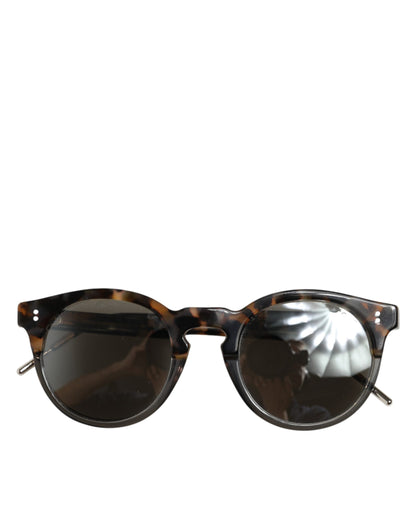 DG4334B Brown Tortoiseshell Round Frame Shades Sunglasses
