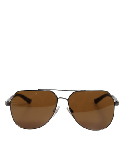 Black Steel Frame Basalto Collection Shades Sunglasses