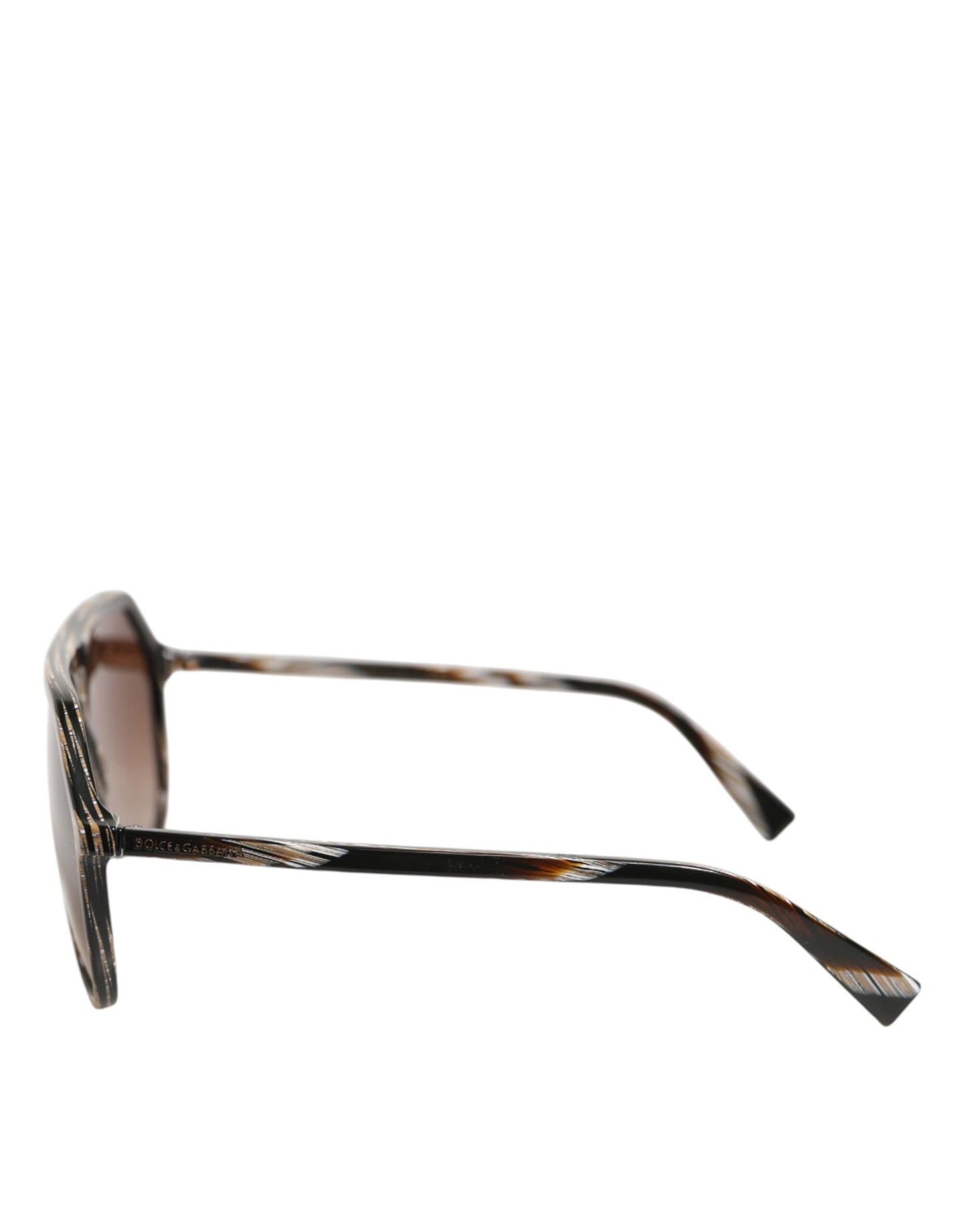 Brown Full Rim Acetate Pilot Eyewear Sunglasses