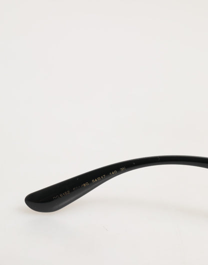 DG6152 Black Sacred HeartDevotion Square Frame Sunglasses