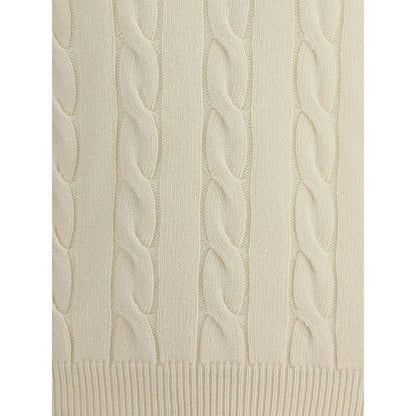 Braided Turtleneck Sweater