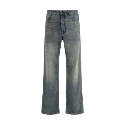 Relaxed fit Cotton Denim Pants