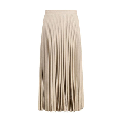 Pleated Wool Skirt
