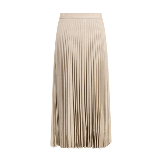 Pleated Wool Skirt