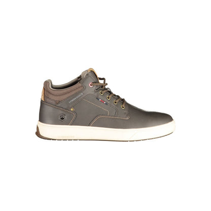 Brown Polyester Sneaker
