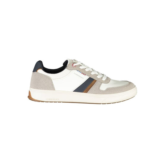 White Polyester Sneaker