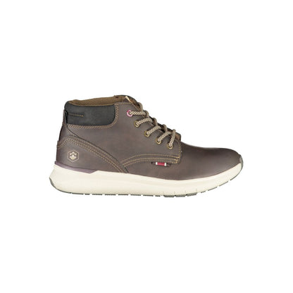Brown Polyester Sneaker
