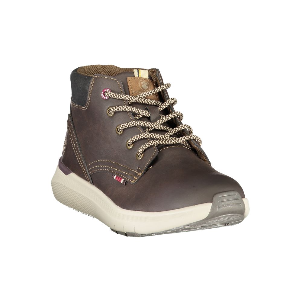 Brown Polyester Sneaker