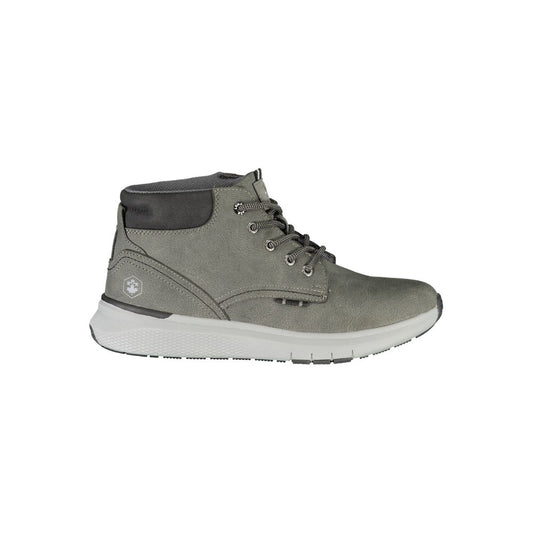 Gray Polyester Sneaker