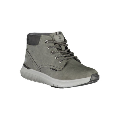 Gray Polyester Sneaker