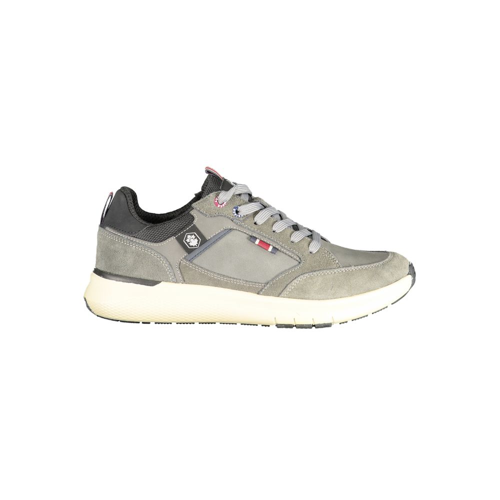 Gray Polyester Sneaker