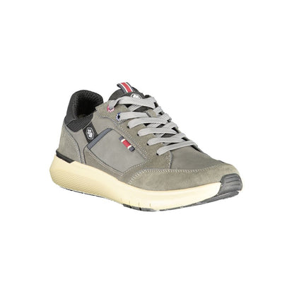 Gray Polyester Sneaker