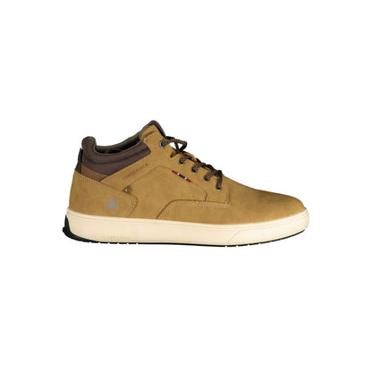 Brown Polyester Sneaker